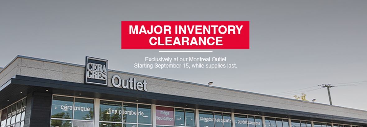 Major Inventory Clearance
