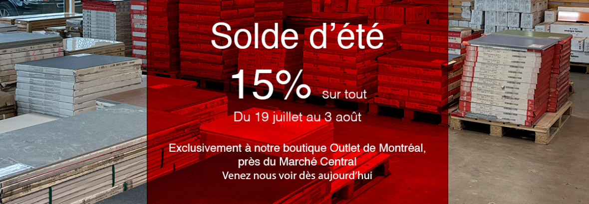 SOLDE D'ÉTÉ 